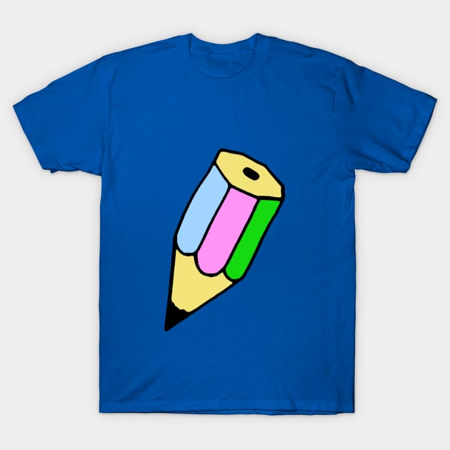 Just Bean Happy - Happy Pencil T-Shirt by justbeanhappy